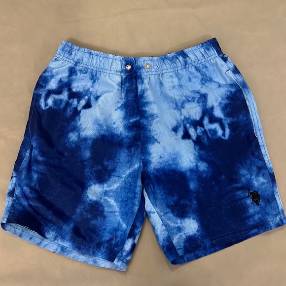 U.S. Polo Assn. Men's Tie Dye Swim Shorts - Picture 1 of 6